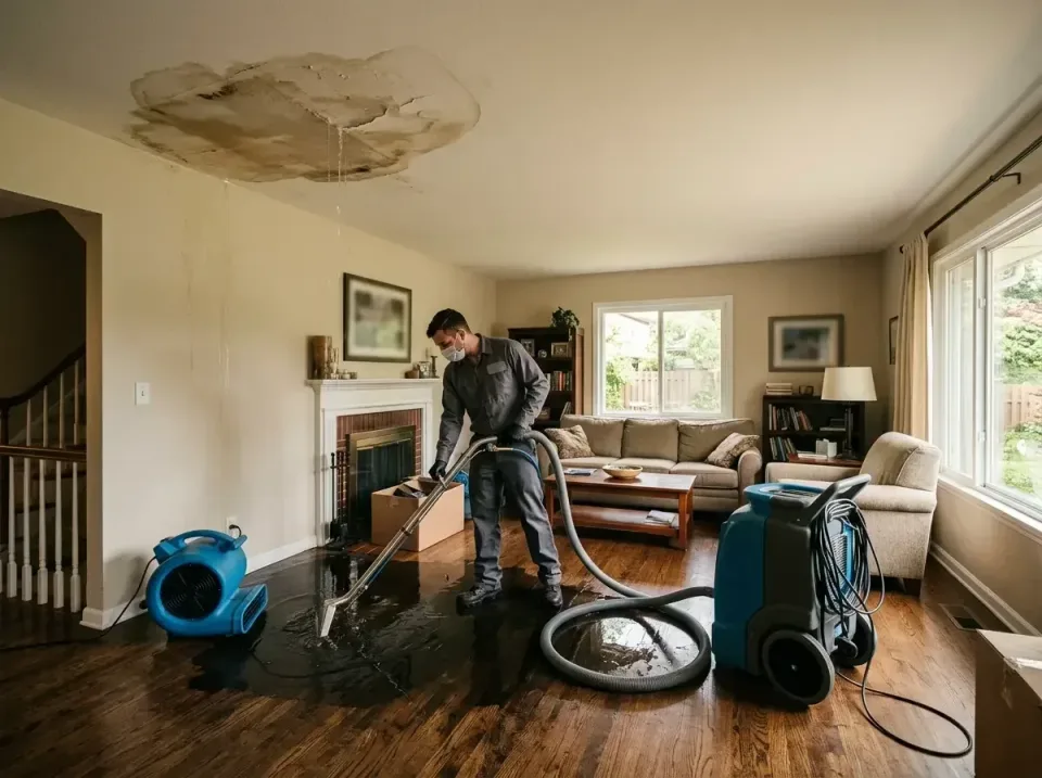 attic-pipe-burst-ceiling-drip-008 — frequently asked questions, Water Damage Restoration & Carpet Care in Maryland City, MD